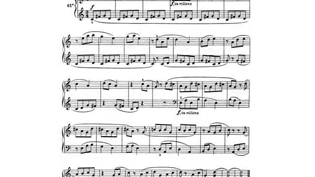 Béla Bartók Piano Mikrokosmos Volumen 2. 61. Pentatonic Melody Audición. Partitura смотреть онлайн