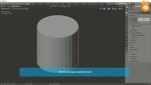 Restore Vertex Groups - Blender 3D add-on смотреть онлайн