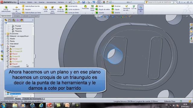 Solidworks 2010 Práctica 2 Pieza402.avi смотреть онлайн