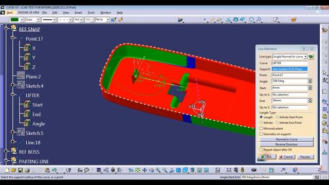 CATIA V5 DRAFT ANALYSIS смотреть онлайн
