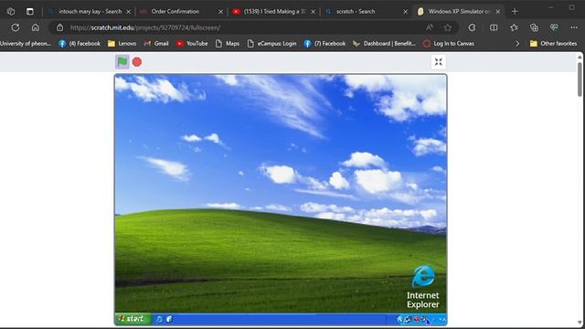 Windows XP Simulator on Scratch смотреть онлайн