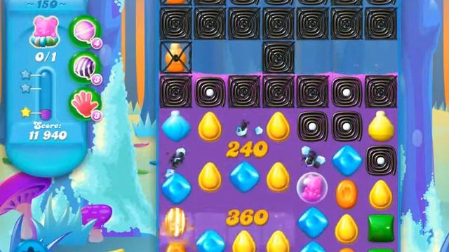 Candy Crush Soda Saga Level 150 (4th version) смотреть онлайн