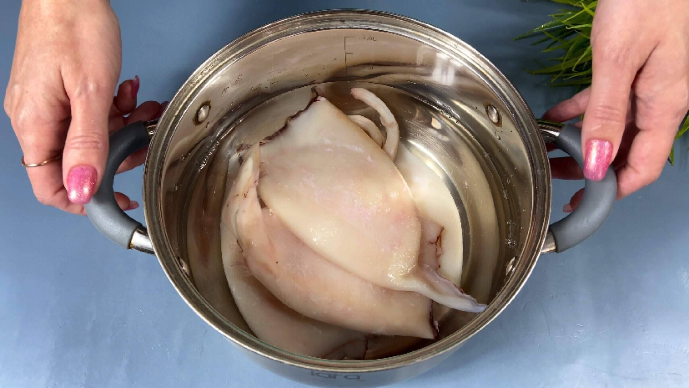 Рецепт из ВАГОНА ресторана! Салат "САХАЛИН" с кальмарами! Вкуснее салата НЕ ПРОБОВАЛА! смотреть онлайн