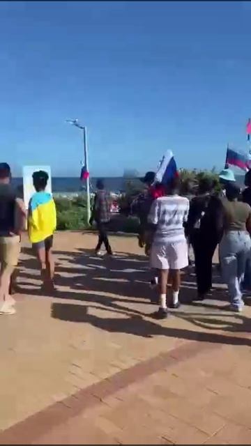 В ЮАР сорвали проукраинский митинг песней «Сигма-бой» смотреть онлайн