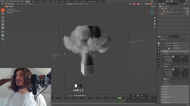 Simuler de la fumée sur Blender [TUTO FR] смотреть онлайн