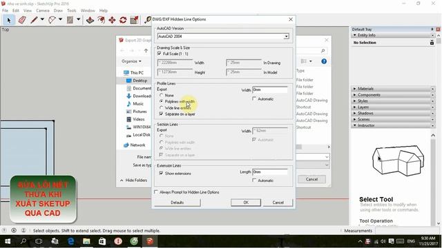 Cách xuất sketup sang cad không bị lỗi - Cach xuat sketup sang cad khong bi loi смотреть онлайн