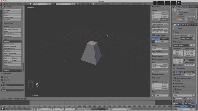 Blender 05 - Edit Mode Pt1 смотреть онлайн