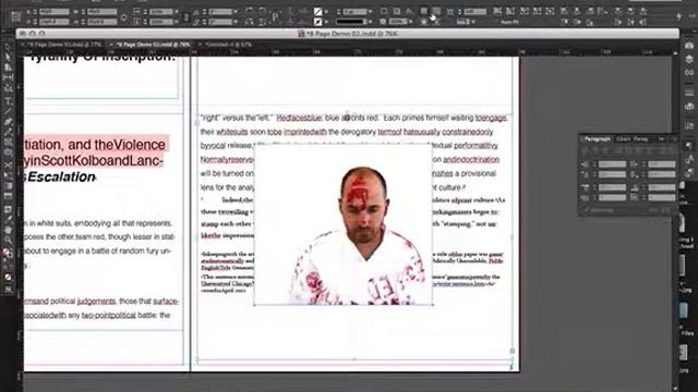 InDesign 04 text wrap drop cap смотреть онлайн