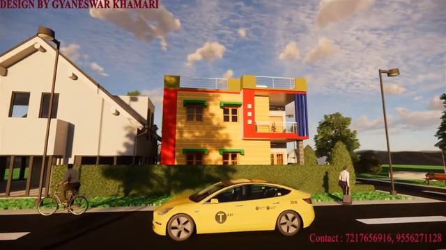 3D house design II Exterior walkthrough using Revit + Enscape смотреть онлайн