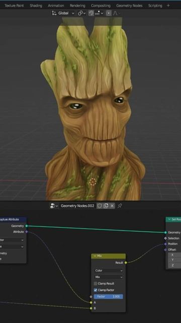 Amazing Geometry Nodes Blender Tutorial - Blender Geometry Nodes Tips #shorts смотреть онлайн