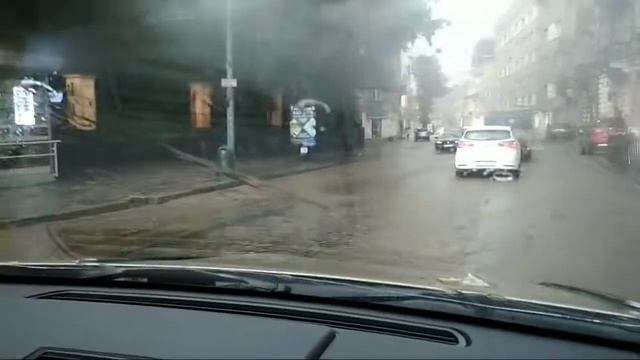Львов заливает It's Raining Lwow Lviv 17.08.2018