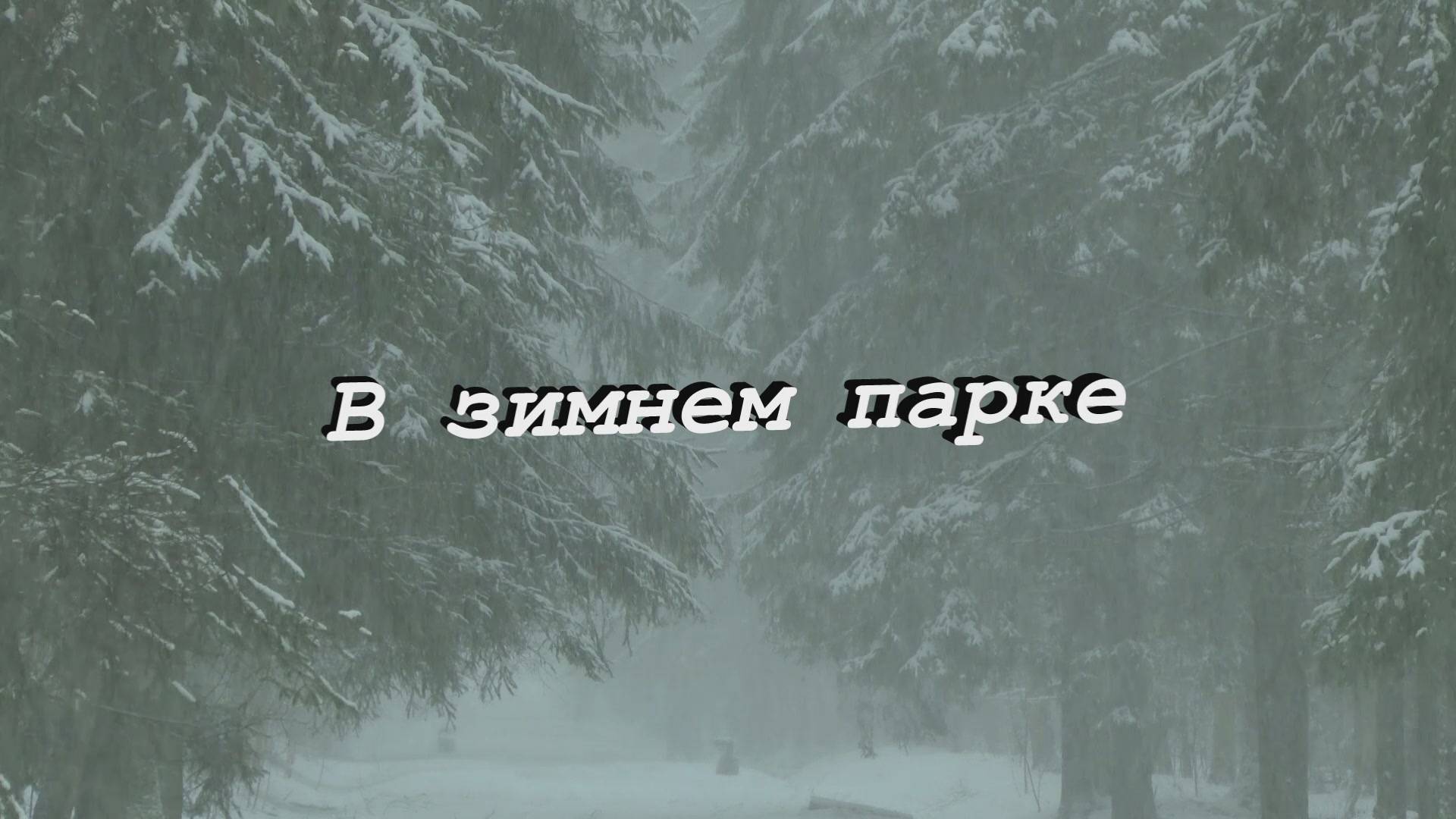 В зимнем парке смотреть онлайн