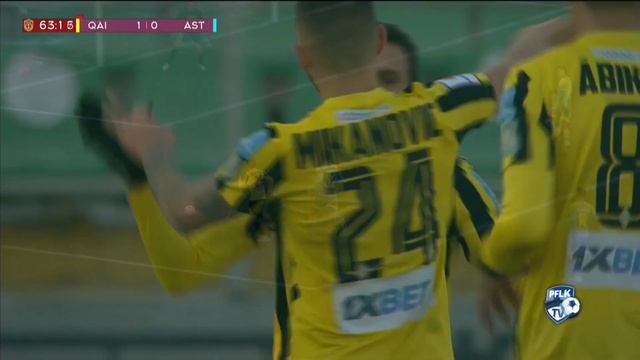 Автогол - М. Калмырза. Кайрат - Астана 1:0. Кубок Казахстана. 1/2 финала смотреть онлайн
