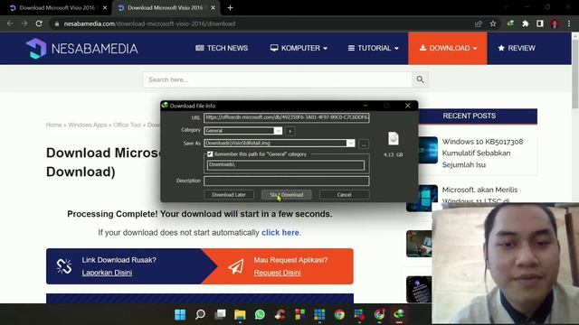 Tutorial Install Visio 2016 di Windows 11 смотреть онлайн