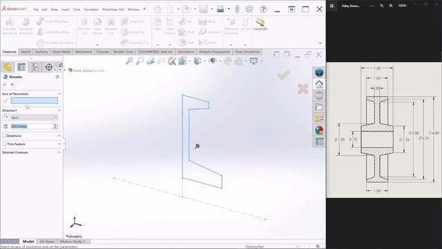 Pulley Design Exercise | SolidWorks for Beginners | Exercise #6 смотреть онлайн