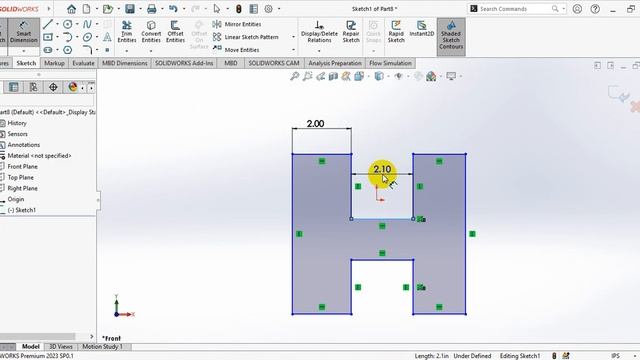 SolidWorks Flex Command | Extruded Boss Base | Middle Bend Flex command in SolidWorks | Flex Featur смотреть онлайн