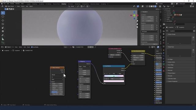 CREATE A PROCEDURAL NACRE /MOTHER OF PEARL MATERIAL IN BLENDER смотреть онлайн
