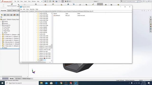 Solidworks -How to activate Realview Graphics? AMD VGA смотреть онлайн