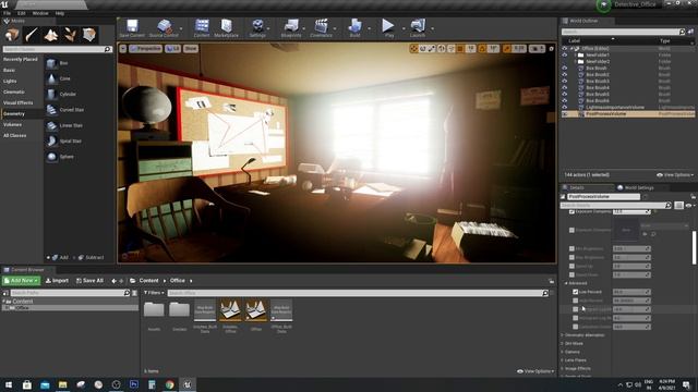 Ue4 Office Cinematic Lighting workflow смотреть онлайн