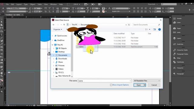 การทำ data merge ด้วย Indesign CC смотреть онлайн