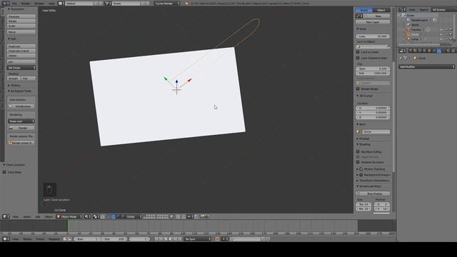 Blender Picture Peel Animation using Curve Modifier and Backface Shading смотреть онлайн