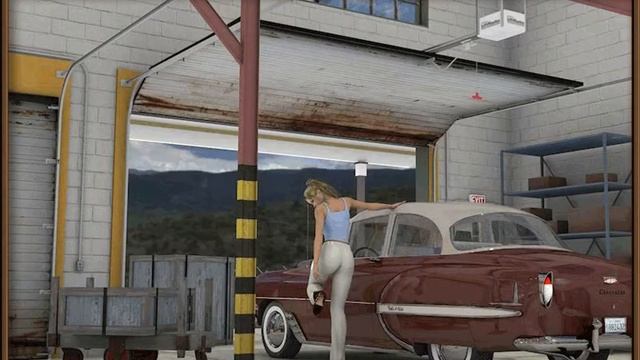Garage Door Rig in Poser смотреть онлайн