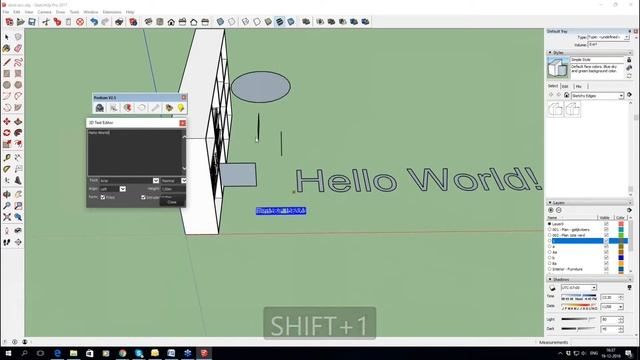 Hoe 3D Text aanpassen in SketchUp смотреть онлайн
