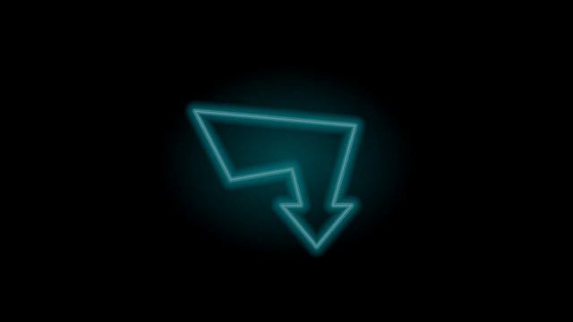 特效剪輯6個霓虹燈箭頭動畫素材 Streamer use Neon arrow Animation motion background 6 смотреть онлайн