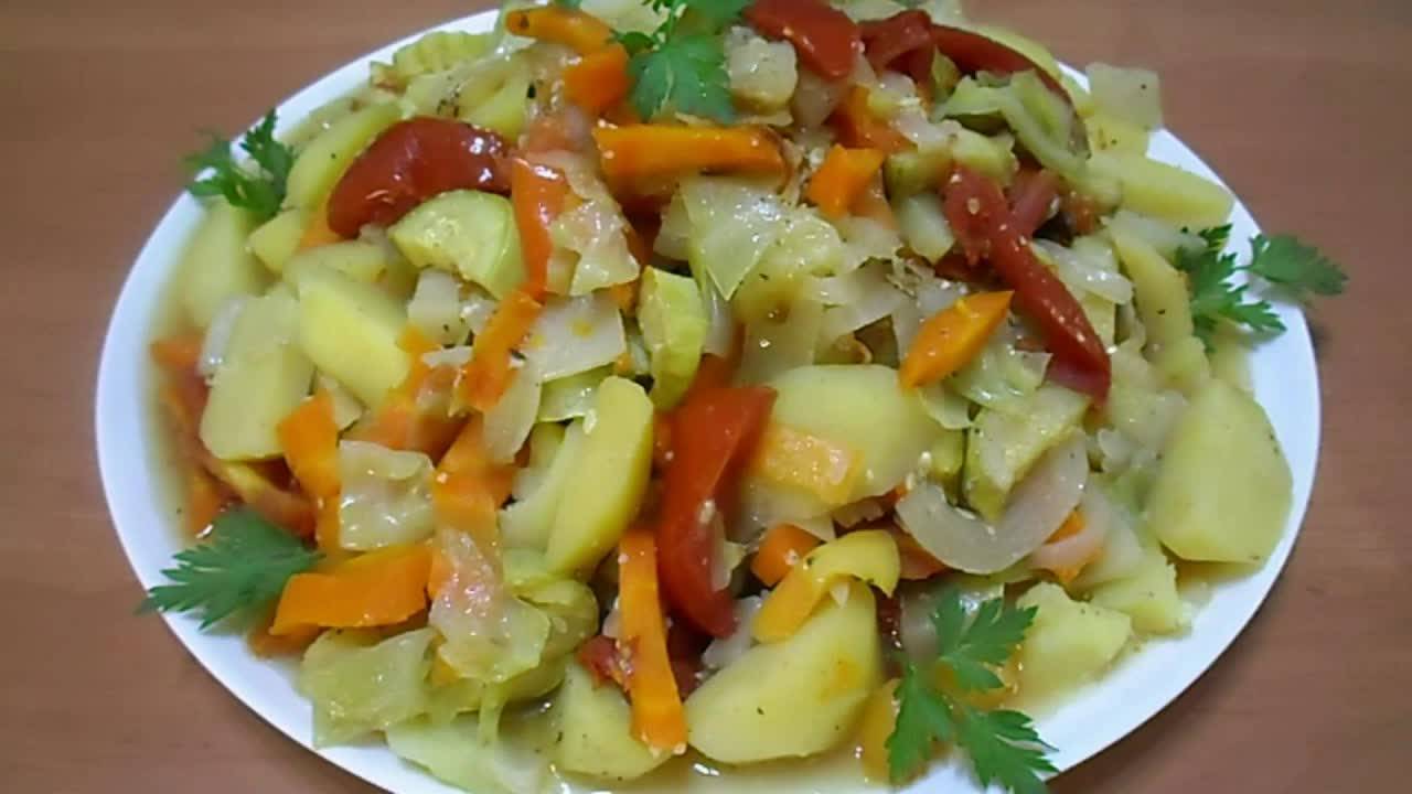 Овощное рагу в банке — сложила и забыла! 🥫🥕 смотреть онлайн