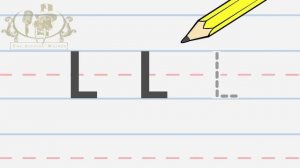 Write the letter L | Alphabet Writing lesson for children | The Singing Walrus