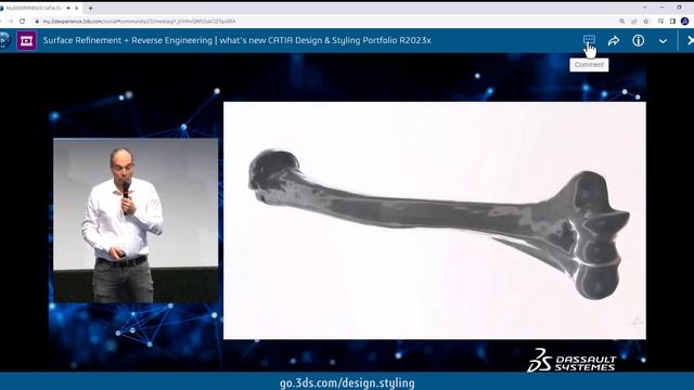 Surface refinement + Reverse Engineering | What's new CATIA Design & Styling R2023x смотреть онлайн