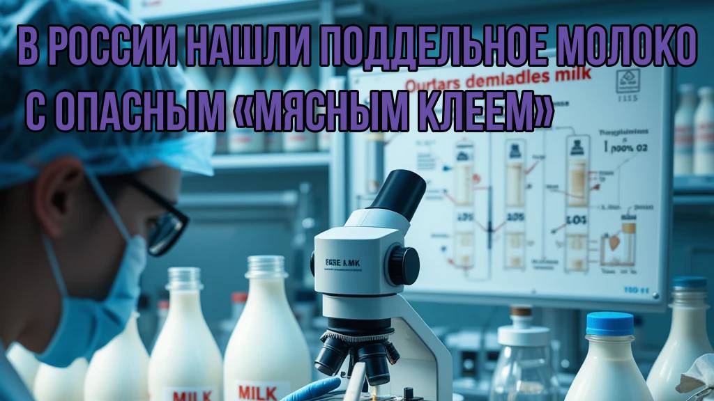 Поддельное молоко с мясным клеем: что нужно знать? смотреть онлайн