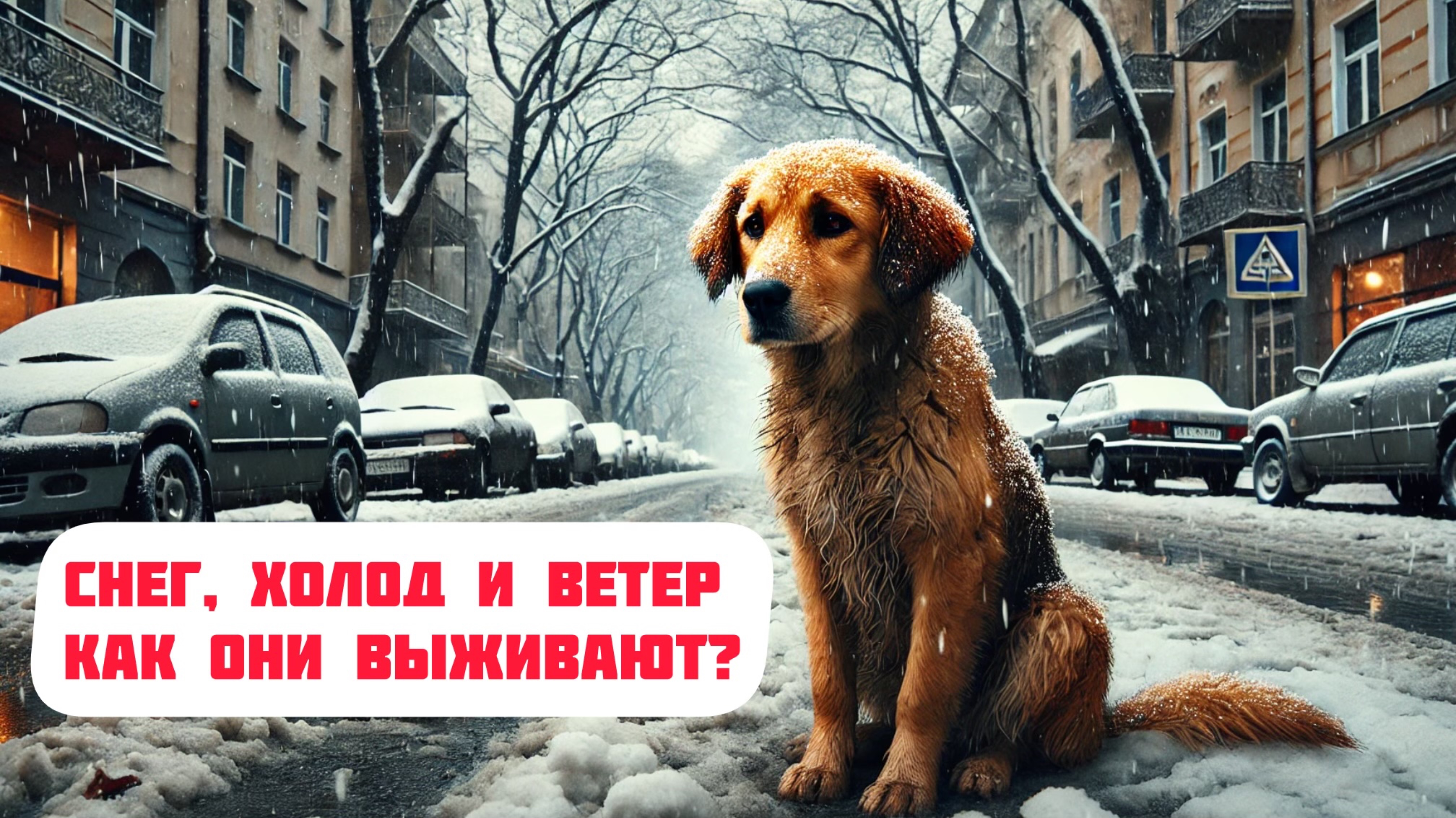 Как выживают бездомные животные в снег и холод? Батуми засыпало снегом. Это нужно видеть. смотреть онлайн