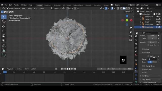 Abstract Fur Animation In Blender 3D смотреть онлайн