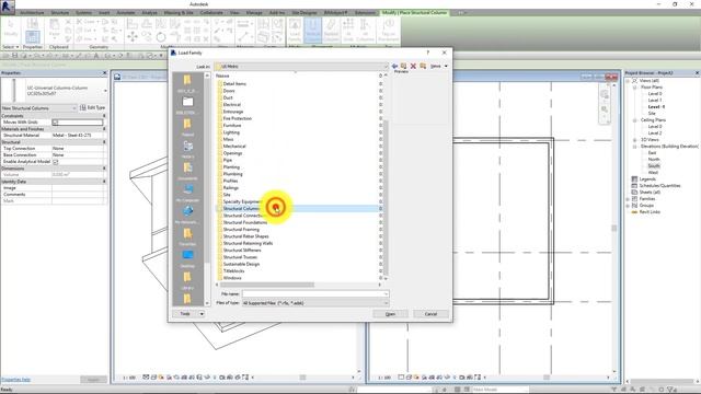 REVIT – Simple house – Foundations, columns – Part 2/5 [Multi-language Sub] [English voice] смотреть онлайн