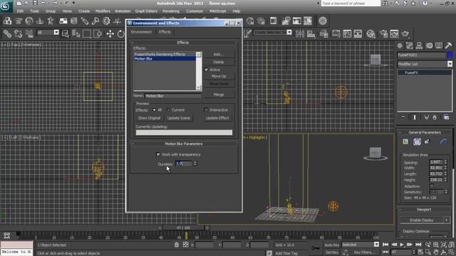 FumeFX Motion Blur - 3DS Max Tootorials смотреть онлайн