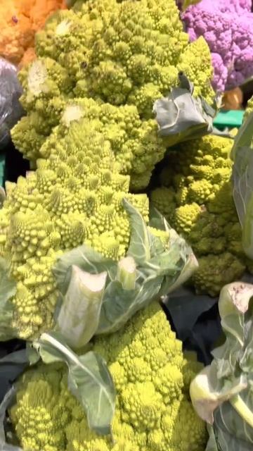 Colorful Cauliflowers #cauliflower #vegetables #food