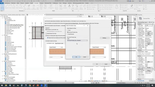 Revit 2023 Structural Tags vs Beam Annotations vs Keynotes смотреть онлайн