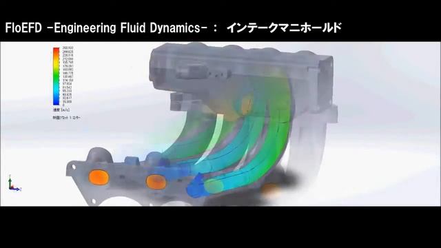 インテークマニホールドの気流解析(FloEFD) смотреть онлайн