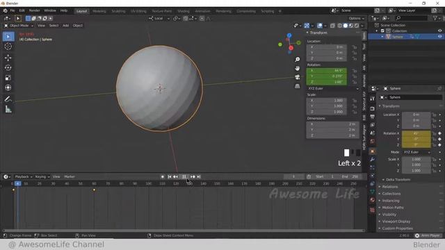 Blender Tutorial | Copy Rotation in Blender смотреть онлайн