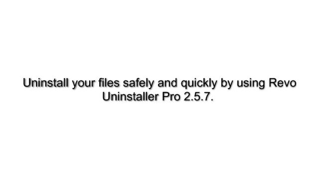 Free Full Revo Uninstaller Pro 2.5.7 2012 Mediafire смотреть онлайн