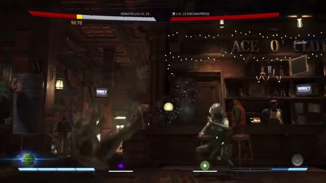Injustice 2 Donatello VS Enchantress Single Fight