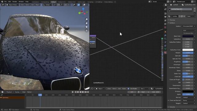 Fixing - Animating Water Drop - Rain system in blender eevee / cycles using shaders - Part 2 b смотреть онлайн