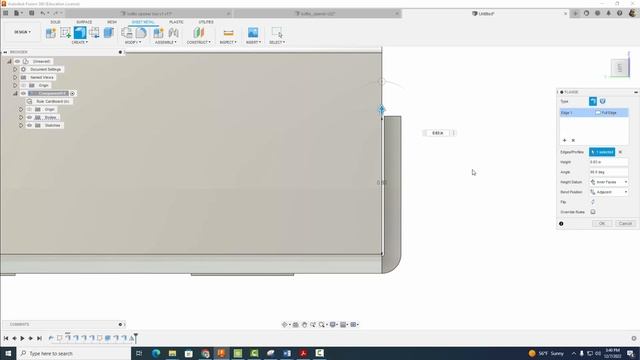 Designing a Cardboard Box with Fusion 360 Sheet Metal смотреть онлайн