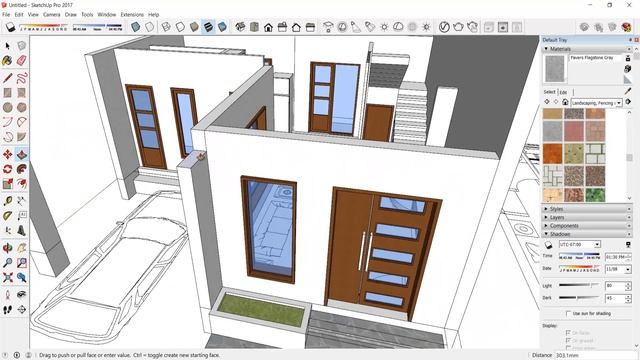 Home Design Plan 8x11m with 3 Bedrooms sketchup modern homes villa design смотреть онлайн