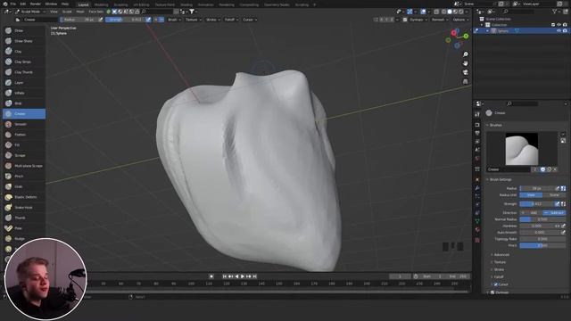 The ONLY Blender Sculpting tutorial you EVER Need! смотреть онлайн
