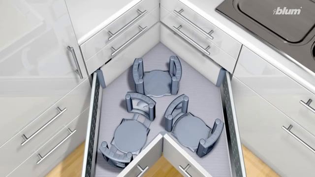 ORGA-LINE BLUM - Orgnizer Na Talerze SPACE CORNER - Kup Na 🛒 PHU-GRAL.EU