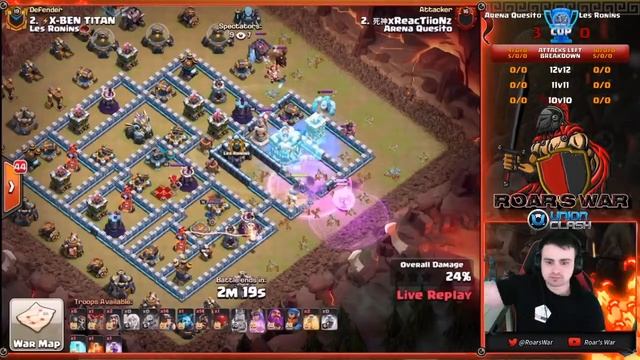 TH13 Cup | Team Queso vs Les Ronins | Clash of Clans смотреть онлайн