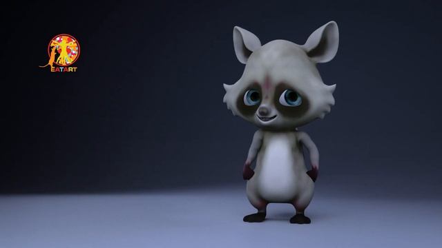 Character animation | facial animation in Maya | Raccoon animation | Lip sync смотреть онлайн