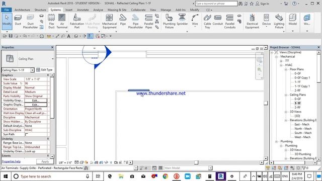 HVAC DESIGNING AND DRAFTING IN REVIT PART -7 смотреть онлайн